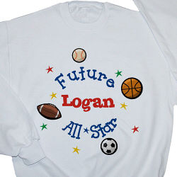 Future All-Star Personalized Youth Sweatshirt